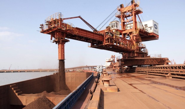 بهای سنگ آهن در چین افزایشی شد