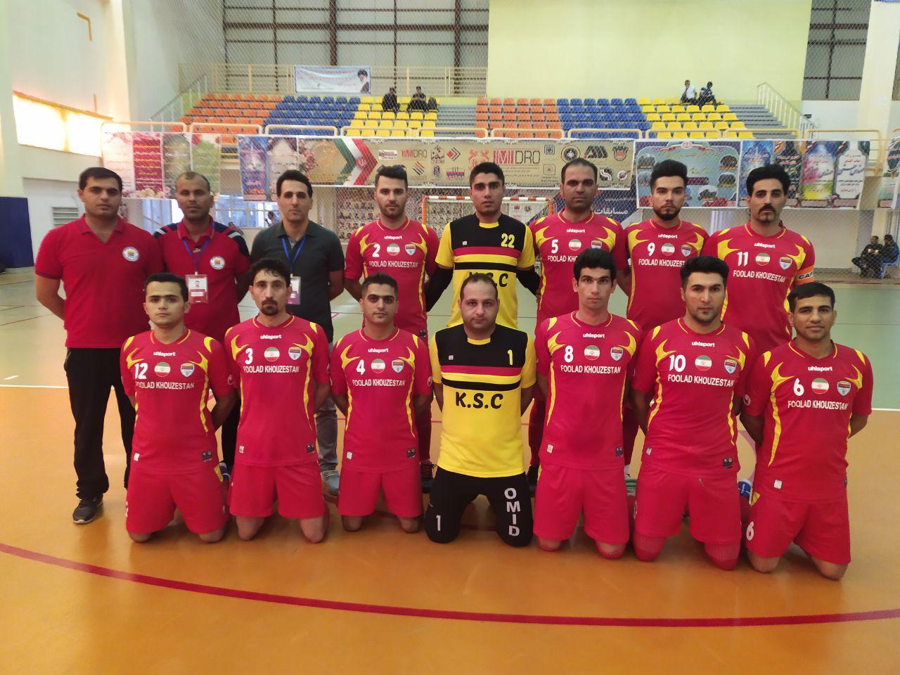 پیروزی تیم فوتسال فولاد خوزستان مقابل میزبان مسابقات ایمیدرو