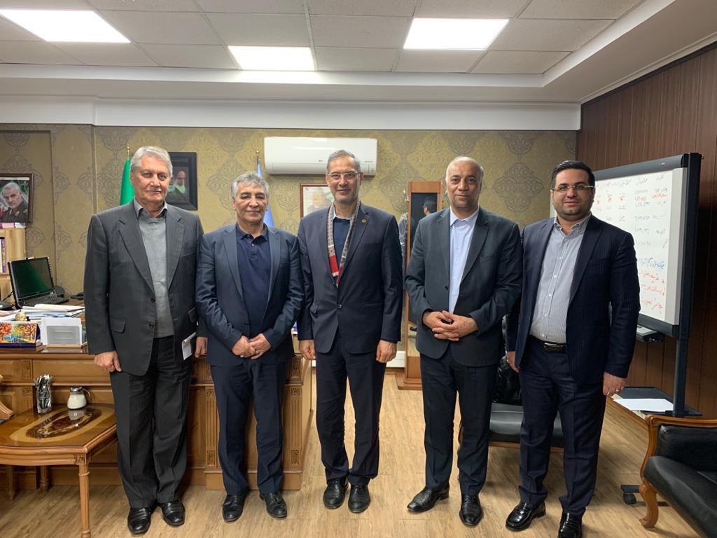 دیدار مدیر عامل پتروشیمی بوشهر با مدیر عامل و مسئولین شرکت گهرزمین