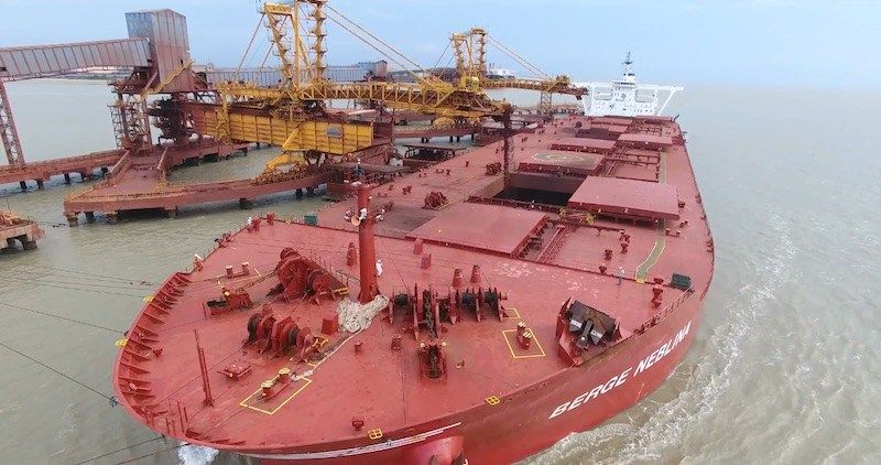 واله برزیل در ژانویه سنگ آهن بیشتری به چین صادر کرد