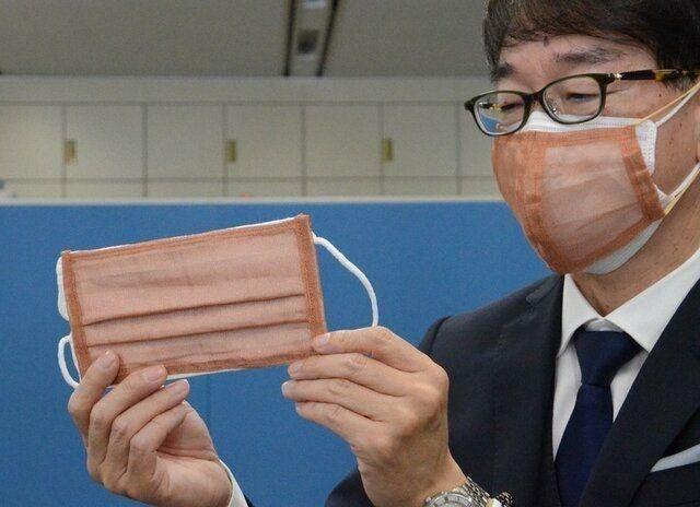 ساخت ماسک‌هایی از جنس مس در ژاپن