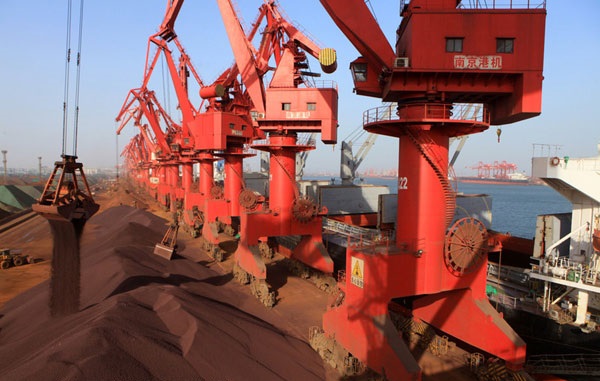 ثبت بالاترین رکورد واردات ماهانه سنگ آهن چین