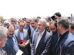 بازدید وزیر صنعت، معدن و تجارت از شرکت آلومینای ایران