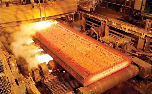 تولید تختال فولاد هرمزگان در شهریور ماه از ۱۵۱ هزار تن گذشت