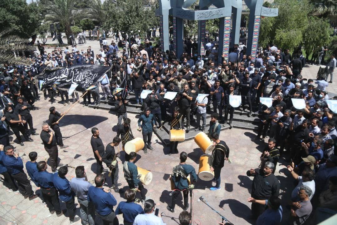 اجتماع بزرگ عزاداران حسینی در  گل‌گهر برگزار شد